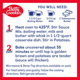 Au Gratin Casserole Potatoes, Made with Real Cheese, 4 Oz Box