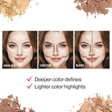 Megaglo Contour Palette, Dulce De Leche | Contouring Powder Face Kit | Flawlessly Sculpted Face