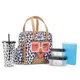 Fit & Fresh Artist Collection 5-Piece Deluxe Lunch Box, Choose Color