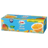 Dole Fruit Bowls Diced Mango in 100% Juice, 4 Oz., 20 Pk.