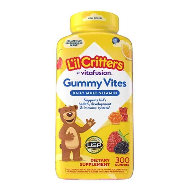 L'Il Critters Gummy Vites Complete Multivitamin, 300 Ct.