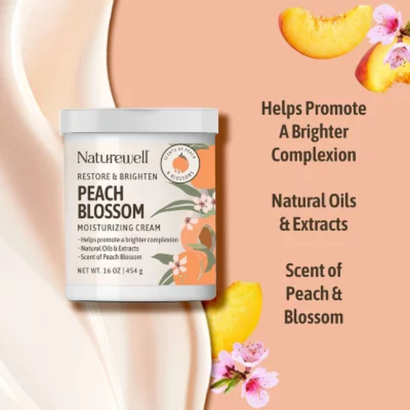 Naturewell Peach Blossom Moisturizing Cream, 16 Oz., 2 Pk.