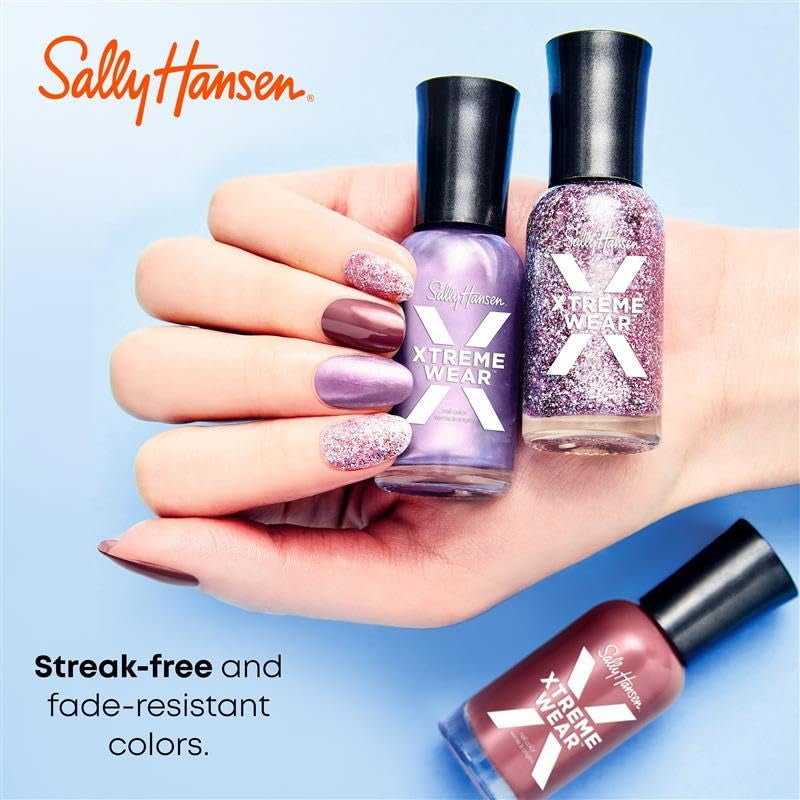 Xtreme Wear Nail Polish, Streak-Free, Shiny Finish, Long-Lasting Nail Color, Royal Rage, 0.12 Fl Oz