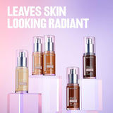 Illuminance Skin-Caring Liquid Foundation, Hyaluronic Acid, Hydrating and Nourishing Formula with Medium Coverage, 117 Light Beige, 1 Fl Oz