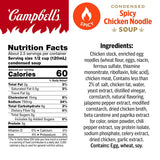 Campbell’S Condensed Spicy Chicken Noodle Soup, 10.5 Oz Can