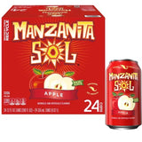 Manzanita Sol Soda Apple 12 Fl. Oz., 24 Pk.