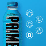BLUE RASPBERRY | Sports Drinks | Electrolyte Enhanced for Ultimate Hydration | 250Mg Bcaas | B Vitamins | Antioxidants | 2G of Sugar | 16.9 Fluid Ounce | 12 Pack