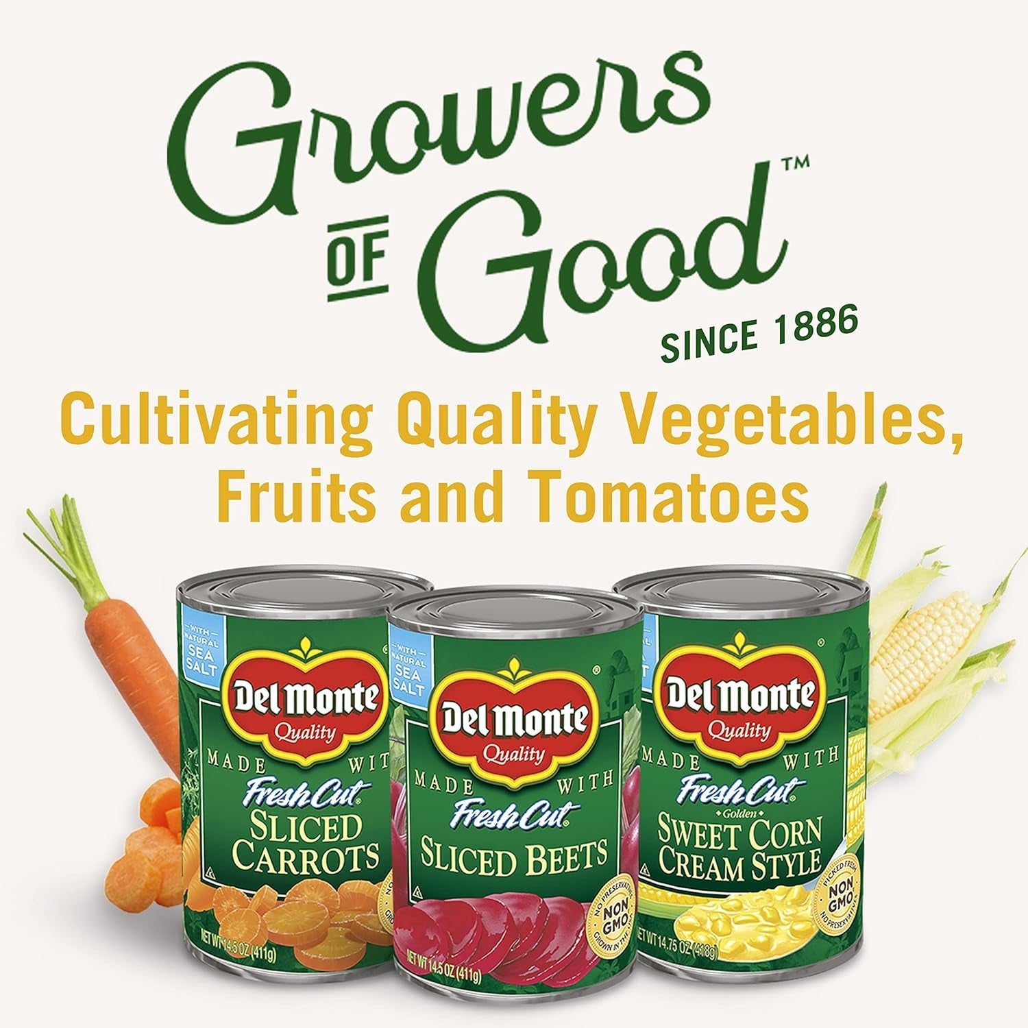 Canned Fresh Cut Golden Sweet Cream Style Corn, 14.75 Oz Can