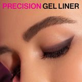 Mega Last Breakup Proof Retractable Eyeliner - Ultra-Fine Brush, Waterproof,16-Hour Long-Lasting Wear - Cruelty-Free & Vegan - Black