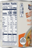 Gluten Free Italian-Style Wedding with Meatballs Canned Soup, 14 Oz.