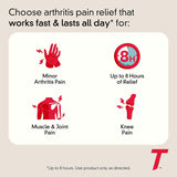 8 Hour Arthritis Pain Relief Extended-Release Tablets, 650 Mg Acetaminophen, Joint Pain Reliever & Fever Reducer Medicine, Oral Pain Reliever for Arthritis & Joint Pain, 24 Count