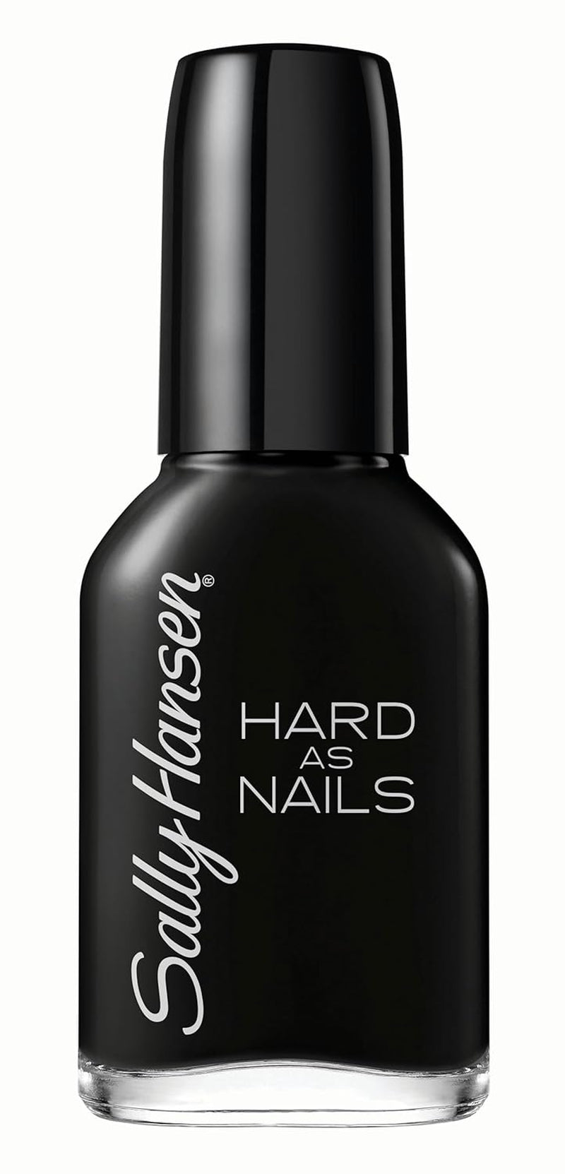 Hard as Nails, Black Heart, Long Lasting, Chip Resistant, Opaque, Shiny Black Nail Polish