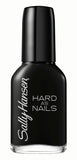 Hard as Nails, Black Heart, Long Lasting, Chip Resistant, Opaque, Shiny Black Nail Polish