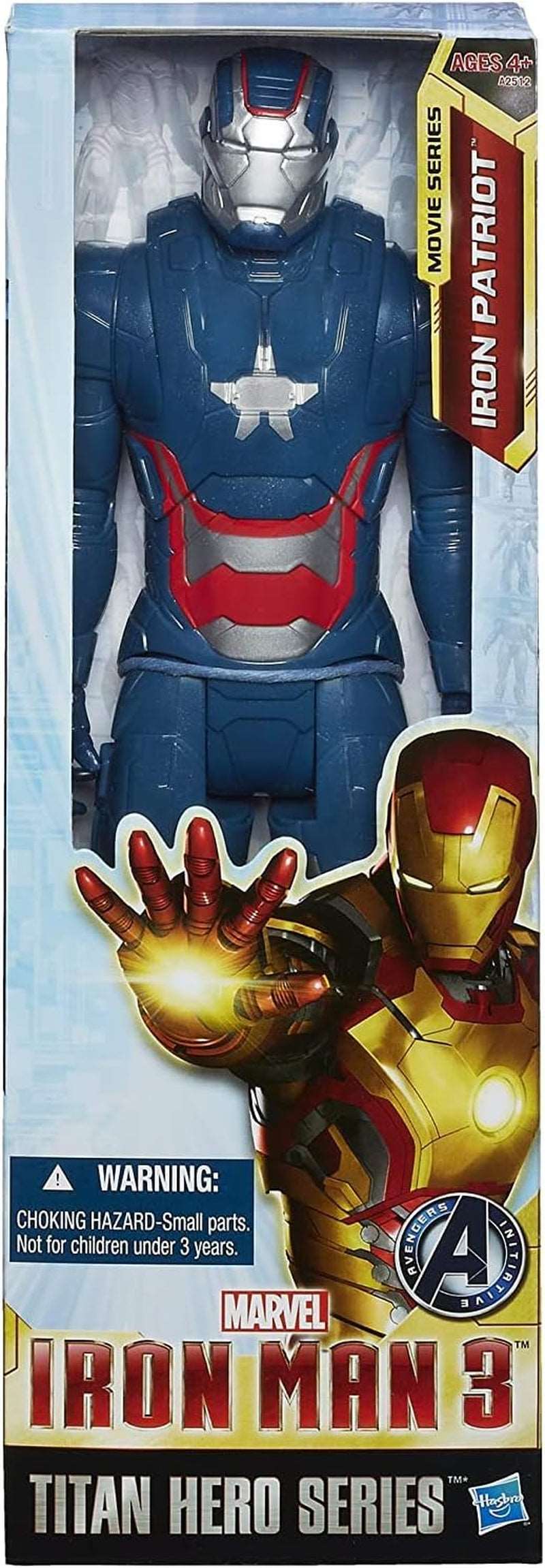 Titan Hero Series Iron Patriot War Machine 12 Inch Tall Action Figure from Marvel