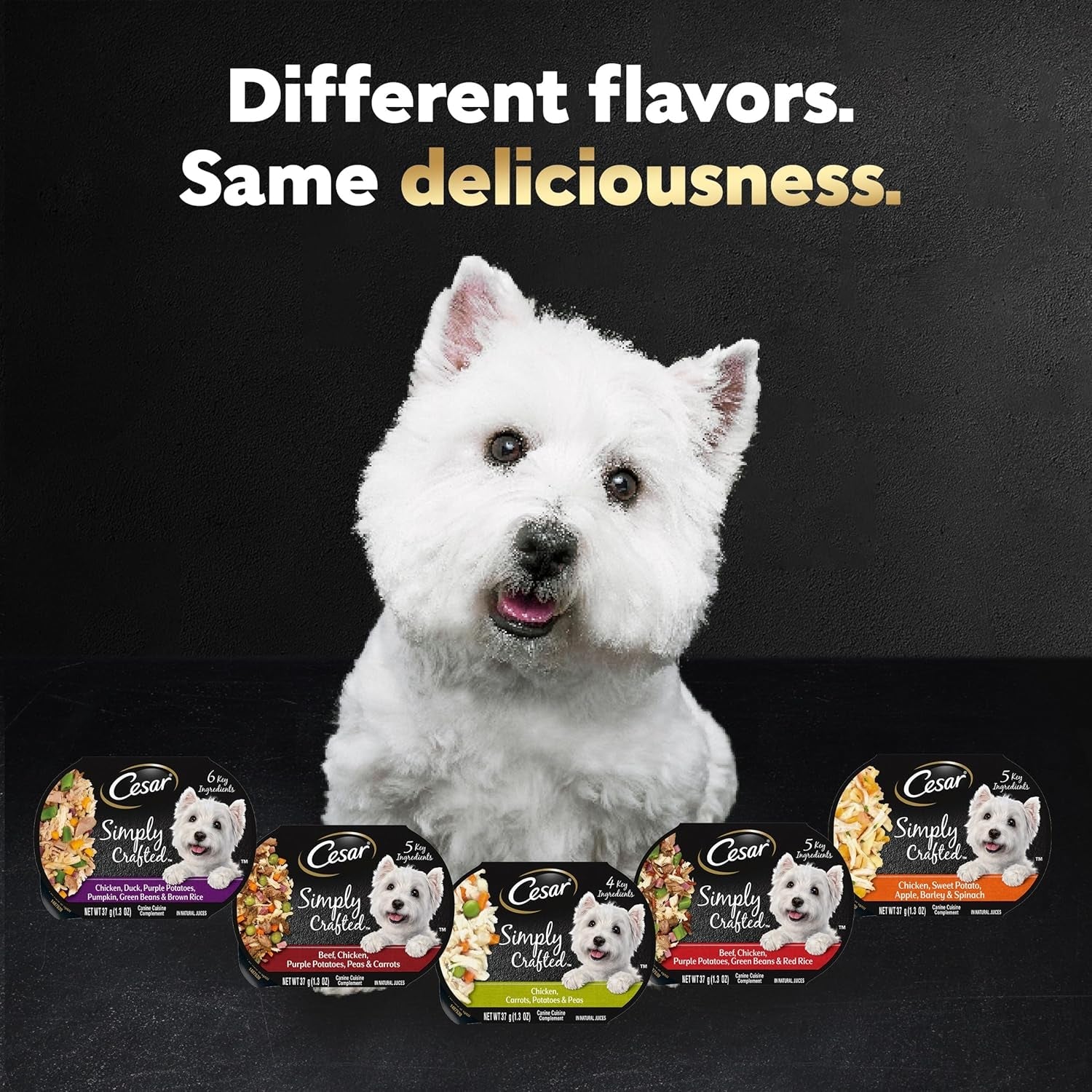 Simply Crafted Adult Wet Dog Food Meal Topper, Chicken, 1.3 Oz. (10 Count, Pack of 1)