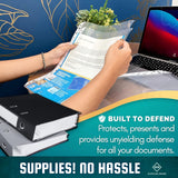 Sheet Protectors for 3 Ring Binder, 100 Pack Premium Clear Page Protector 8.5 X 11 Inch, Plastic Sleeves for Binders, Top Loading Paper Sheets Document Sleeve Letter Size, Photo, Office, Home