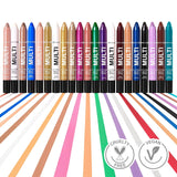 Color Icon Cream Eyeliner Eyeshadow Multi-Stick, Moisturizing, Nourishing Velvety Cream-To-Powder Buildable & Blendable Formula, Cruelty-Free & Vegan - Snowy Skies