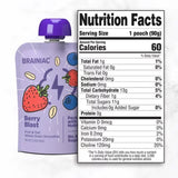Brainiac Fruit and Oat Smoothie Pouches, 20 Pk.