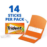 Trident Tropical Twist Sugar Free Gum, 14 Pcs., 15 Pk.
