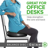 Balance Disc Wobble Cushion Stability Core Trainer for Home or Office Desk Chair & Kids Alternative Classroom Sensory Wiggle Seat