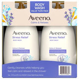 Aveeno Stress Relief Body Wash, 33 Fl. Oz., 2 Pk.