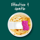 Gentle Clean Delicate Scrub Sponges, for Washing Dishes and Cleaning Kitchen, 3 Scrub Sponges