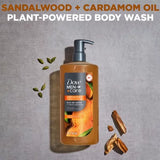 Dove Men+Care Sandalwood Body Wash, 26 Fl. Oz., 2 Pk.