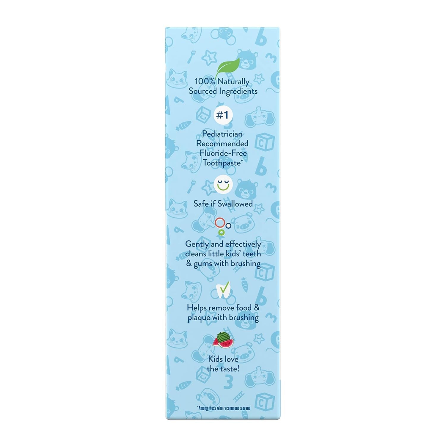 Kids Cocomelon Training Toothpaste Fluoride-Free; #1 Pediatrician Recommended Fluoride-Free Toothpaste*, 1.5Oz Tube