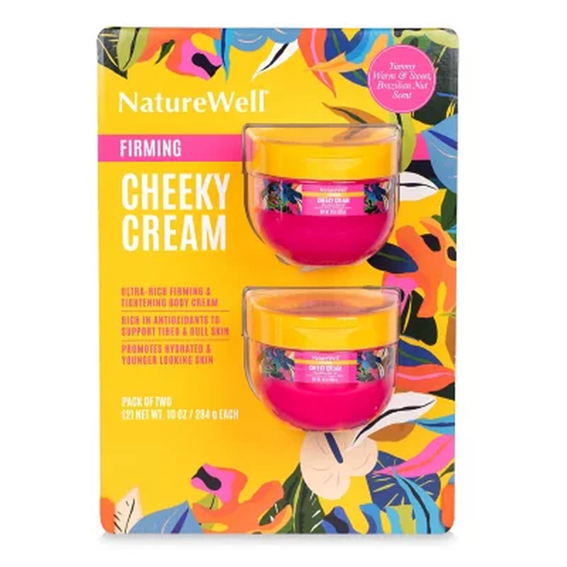 Naturewell Firming Cheeky Cream, 10 Oz., 2 Pk.