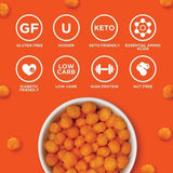 Twin Peaks 21G Keto Protein Puffs, Nacho Cheese, 0.66 Lbs.