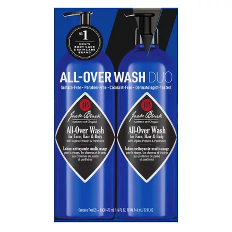Jack Black All-Over Body Wash Duo, 16 Fl. Oz., 2 Pk.