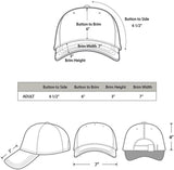 Classic Baseball Cap Dad Hat 100% Cotton Soft Adjustable Size