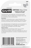 Orthodontic Wax for Braces and Dental Devices - Soothing Dental Wax with Vitamin E and Aloe Vera - Clear Color and Refreshing Mint Flavor (Pack of 1)