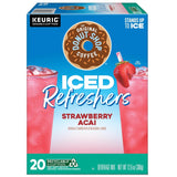 Iced Refreshers, Strawberry Açaí Flavor, Keurig Single Serve K-Cup Pods, 20 Count