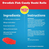 SWEDISH FISH Mini Red, White & Blue Soft & Chewy Candy, Bulk Candy, 1.8 Lb