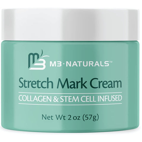 Stretch Mark Cream Infused with Collagen & Stem Cell Maternity Skincare Oil Removes Stretch Mark Prevention & Scar Remover Lotion Green Tea Extract & Raspberry Ketones by