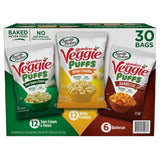 Sensible Portions Garden Veggie Puffs, Variety Pack, 0.5 Oz., 30 Pk.