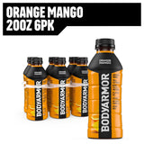 Sports Drink Sports Beverage, Orange Mango, Coconut Water Hydration, Natural Flavors with Vitamins, Potassium-Packed Electrolytes, Perfect for Athletes, 20 Fl Oz (Pack of 6)