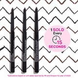 Mega Last Breakup Proof Retractable Eyeliner - Ultra-Fine Brush, Waterproof,16-Hour Long-Lasting Wear - Cruelty-Free & Vegan - Black