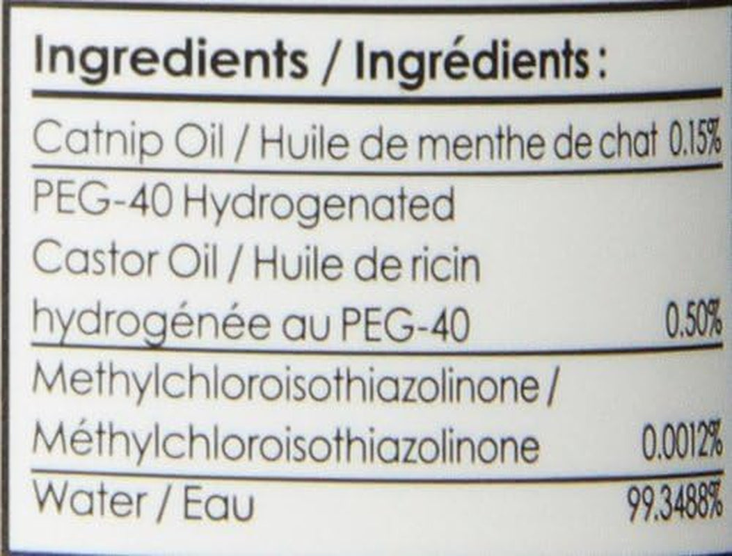 Catnip Mist Spray for Cats & Kittens, Safe for Pets - 7 Fluid Ounces