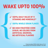 Breakfast Cereal, 100% Daily Value of 11 Vitamins and Minerals, Whole Grain Cereal, 16 Oz