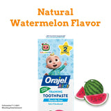 Kids Cocomelon Training Toothpaste Fluoride-Free; #1 Pediatrician Recommended Fluoride-Free Toothpaste*, 1.5Oz Tube