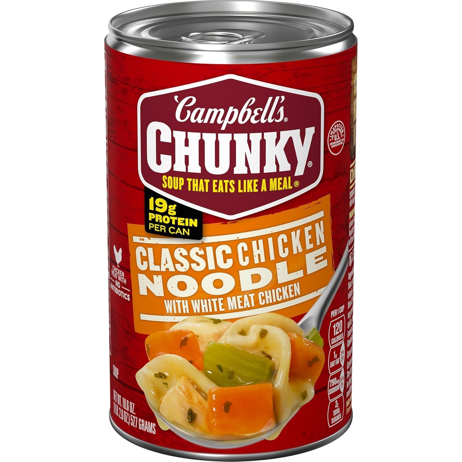 Chunky Classic Chicken Noodle Soup, 18.6 Oz Can