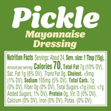 Pickle Mayonnaise Dressing, 12 Fl Oz Bottle