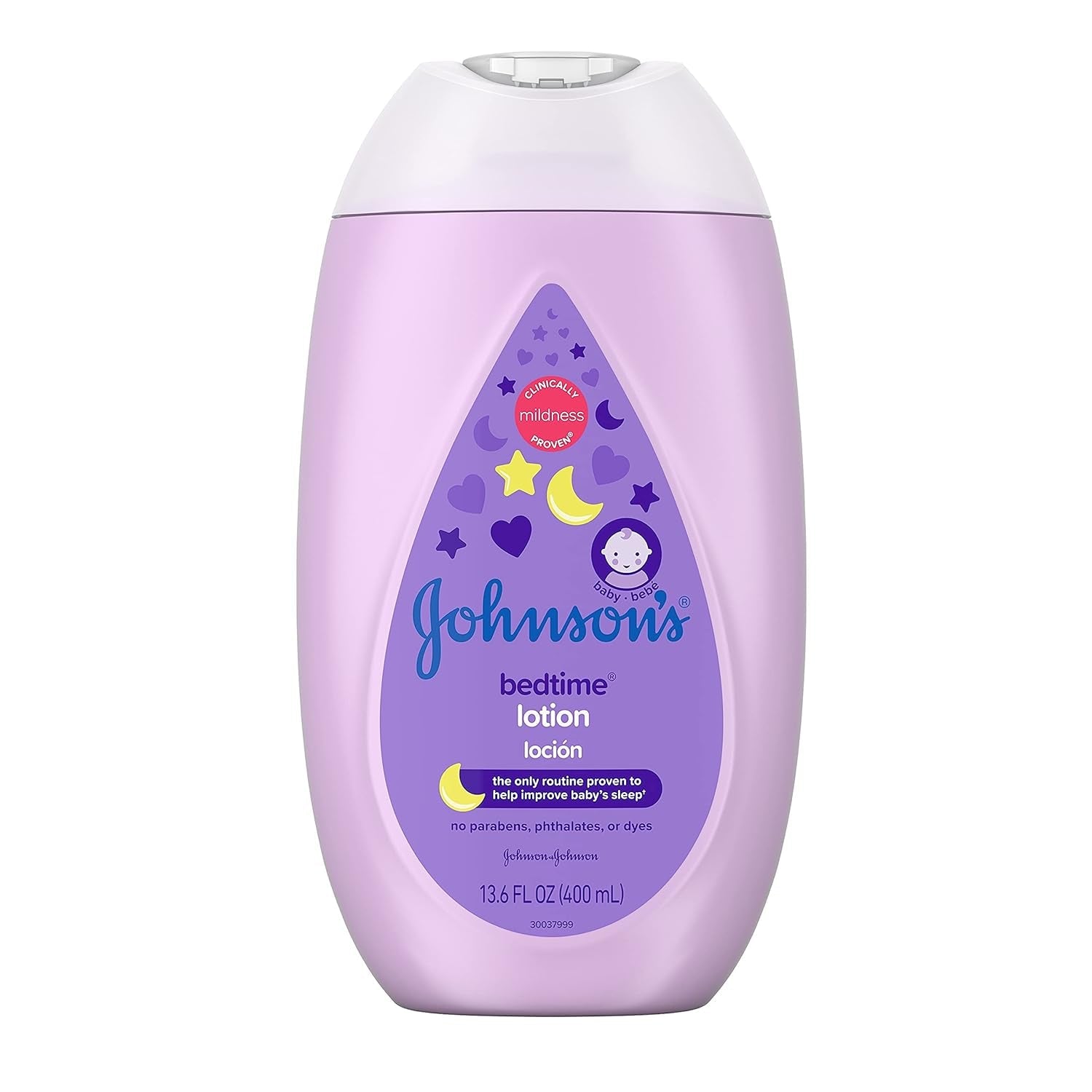 Bedtime Lotion with Natural Calm Essences Hypoallergenic & Paraben Free, 13.6 Fluid Ounce