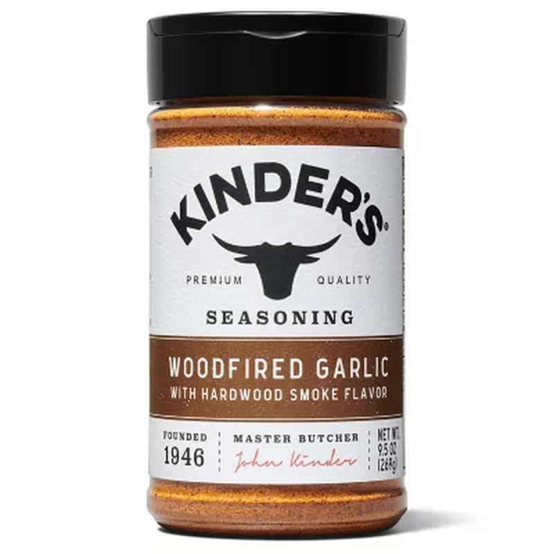 Kinder'S Woodfired Garlic Rub with Smoked Flavor 9.5 Oz.