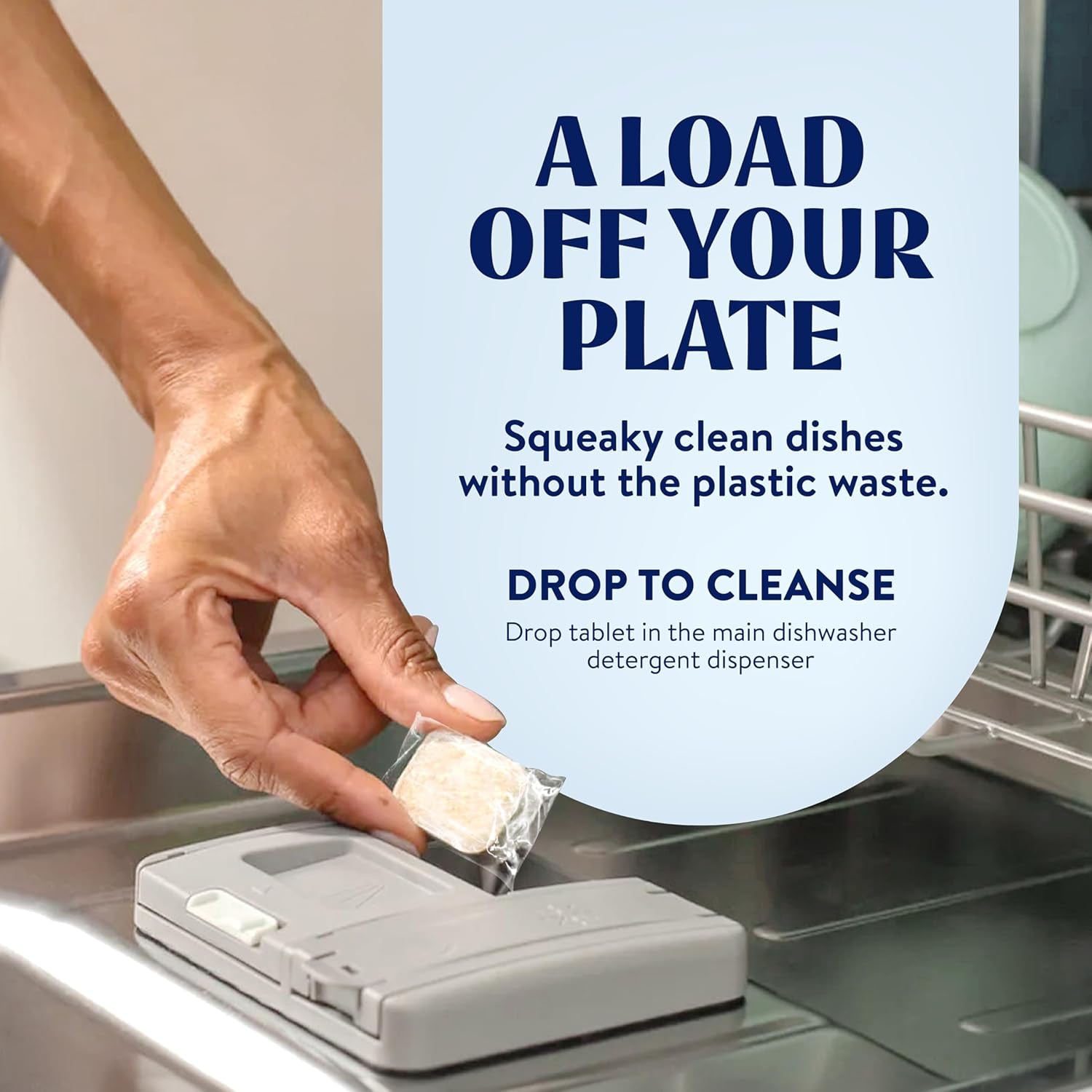 Ultra Power Dishwasher Detergent Pods for Sparkling Streak-Free Shine, All-In-One, No Plastic Waste, 32 Count
