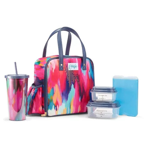 Fit & Fresh Artist Collection 5-Piece Deluxe Lunch Box, Choose Color