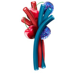 Ropes Blue Raspberry and Cherry Flavored Candy Bag, 6 Oz