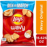 Lay'S Wavy Original Potato Chips, 15.625 Oz.